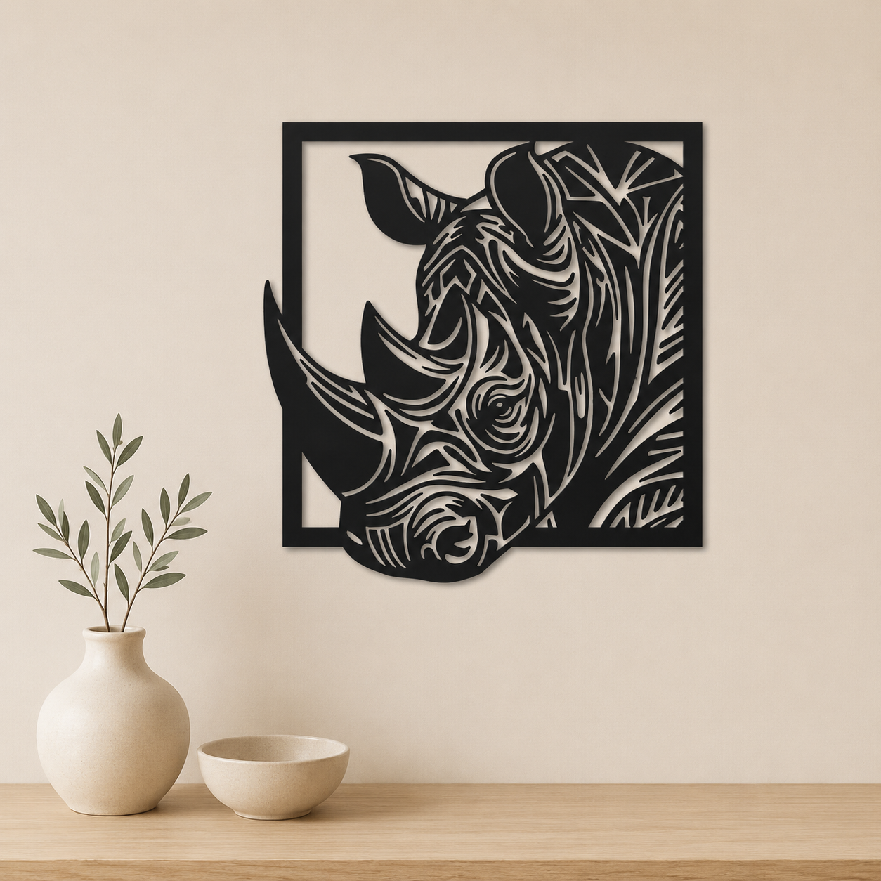 Настінне панно «Great Rhino»